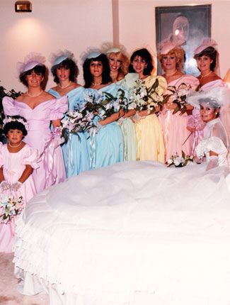 Terrible '80s Bridesmaid Fashions That ...