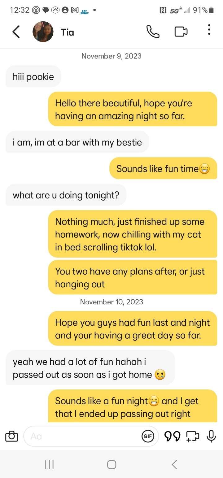 It all started with our first message...