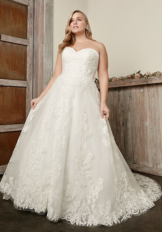 Casablanca Bridal 2418 Caroline A-Line Wedding Dress - 3