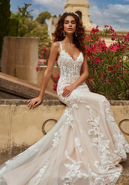 Moonlight Couture H1527 Mermaid Wedding Dress - 2