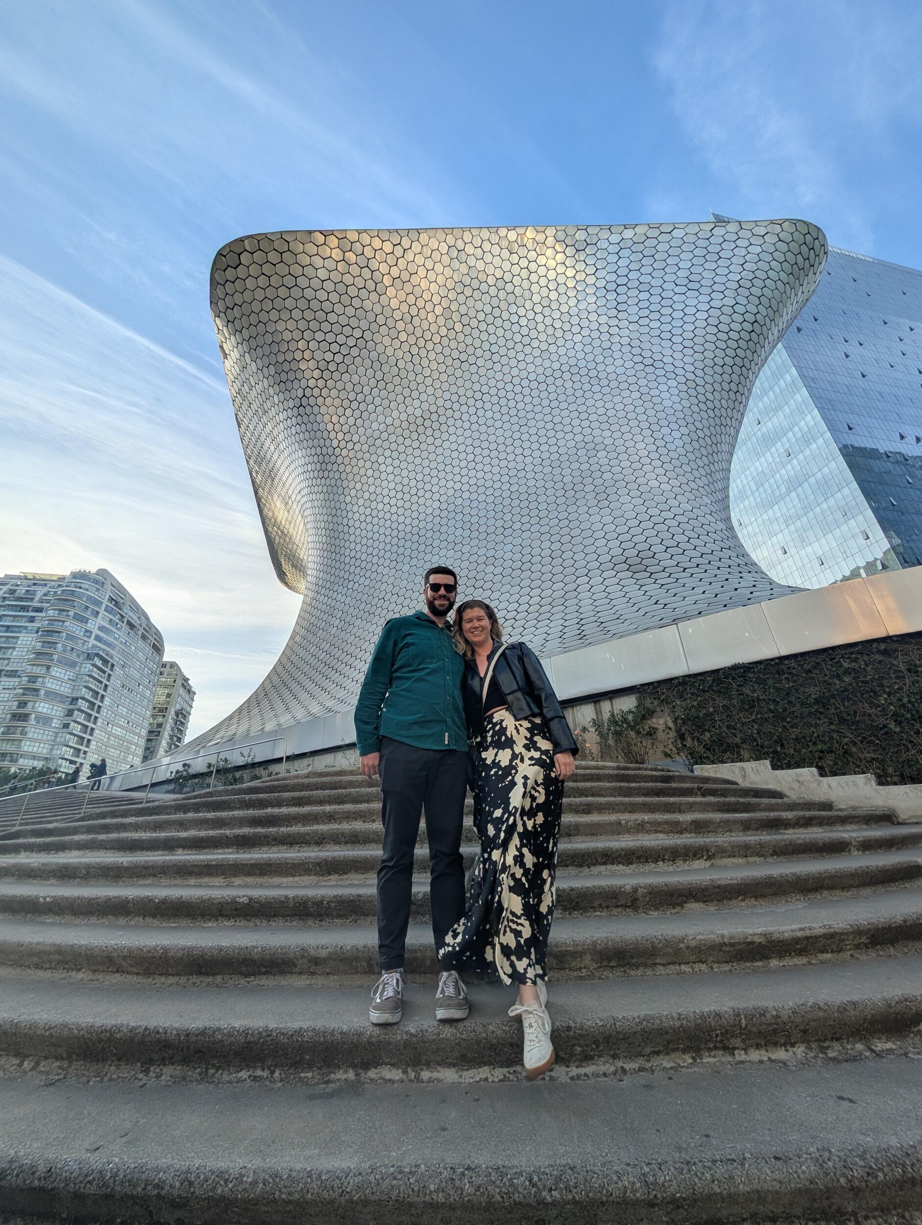 For Janelle’s 30th birthday, they headed to Mexico City—ate way too much salsa and tortilla chips (Janelle's favorite food)—and chose their first pieces of shared art.