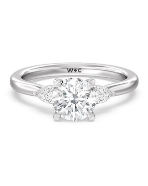 With Clarity Elegant Cushion, Emerald, Pear, Radiant, Round, Oval Cut Engagement Ring