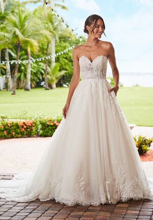 Adrianna Papell Platinum 31218 Ball Gown Wedding Dress