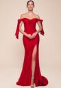 Ladivine CD943 Off the Shoulder Bridesmaid Dress - thumbnail - 2