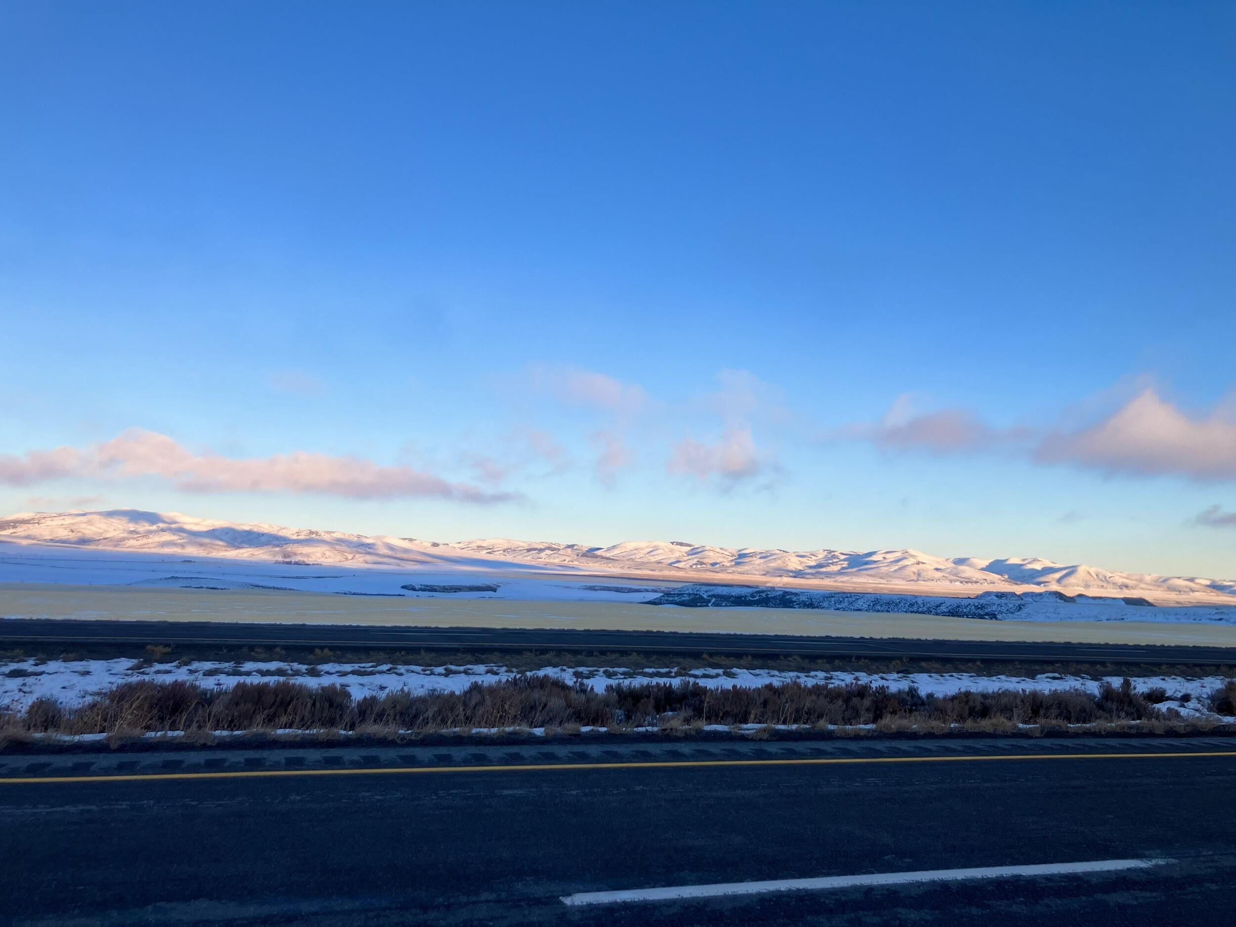 Confine Idaho e Utah, USA