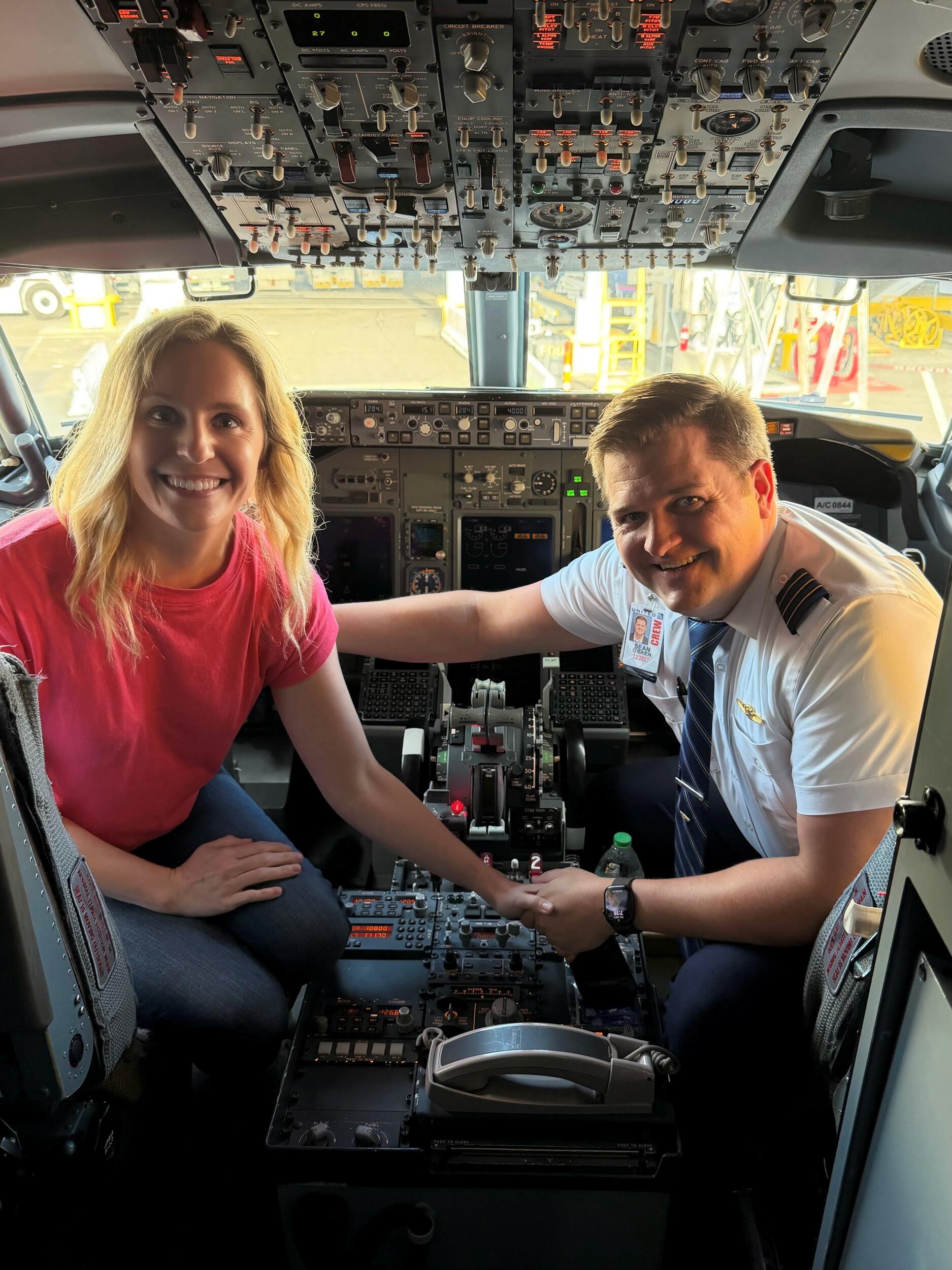 Sean flew us to SFO
