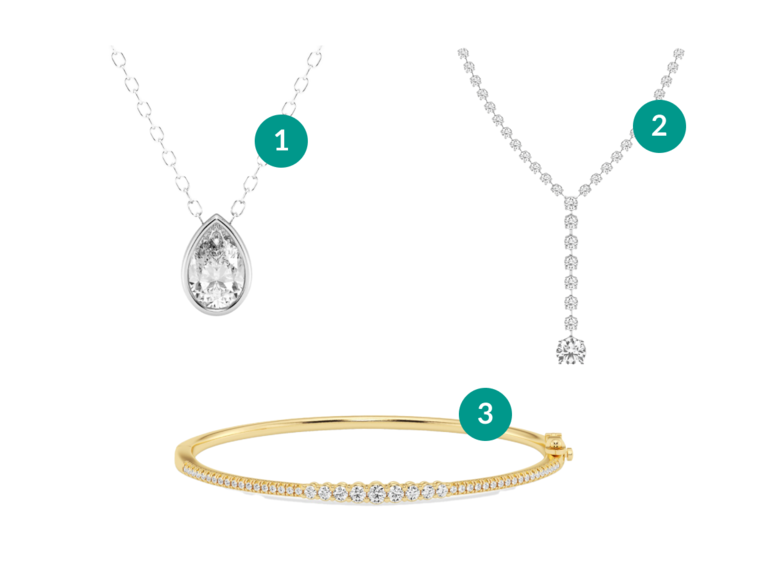 Grown Brilliance bracelets and necklaces