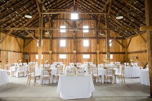 White Reception Decor
