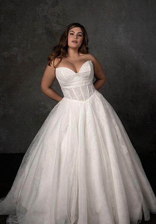Essense of Australia D4270 Ball Gown Wedding Dress - 3