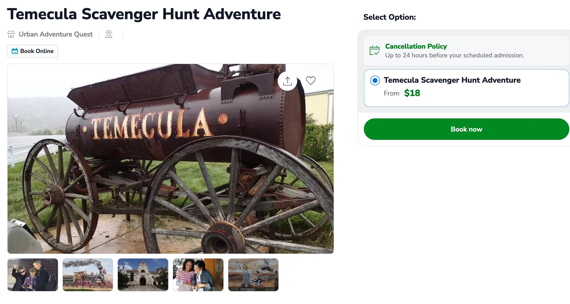 Picture of Temecula Scavenger Hunt
