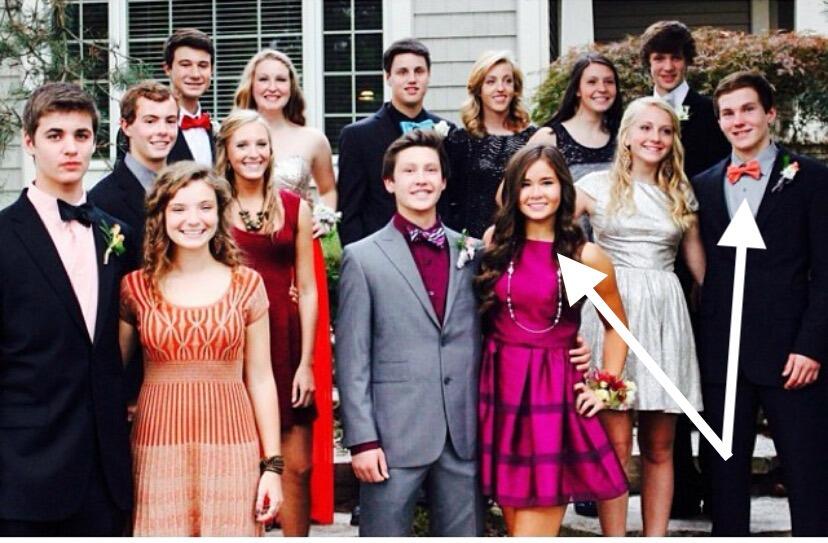 The love story starts back in 2013, when we attended a high school dance with other dates... 
