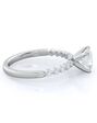 With Clarity Elegant Princess, Asscher, Emerald, Marquise, Radiant, Round, Oval Cut Engagement Ring - thumbnail - 2
