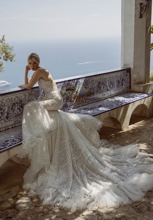 Amalfi Passion collection by Ricca Sposa Vincenza 24-009 Fit-and-Flare Wedding Dress - 2