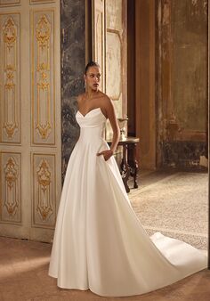 Justin Alexander Kara A-Line Wedding Dress