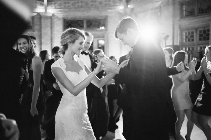 The couple's elegant celebration was filled with dinner, drinks and a whole lot of dancing. "We had a special performance of 'A Love Like This' by Wild Belle and danced the entire night away!" Christina says.