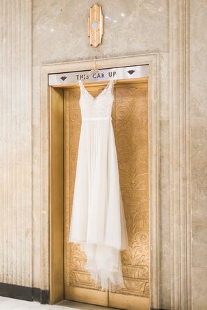 Boho, Glamorous Bridal Gown