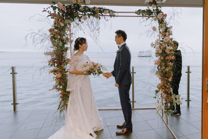 Romantic Waterfront Ceremony at The Edgewater Hotel in Seattle