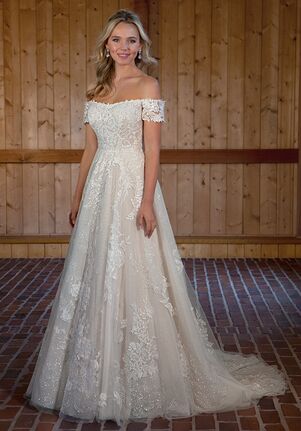 Essense of Australia D3464 A-Line Wedding Dress