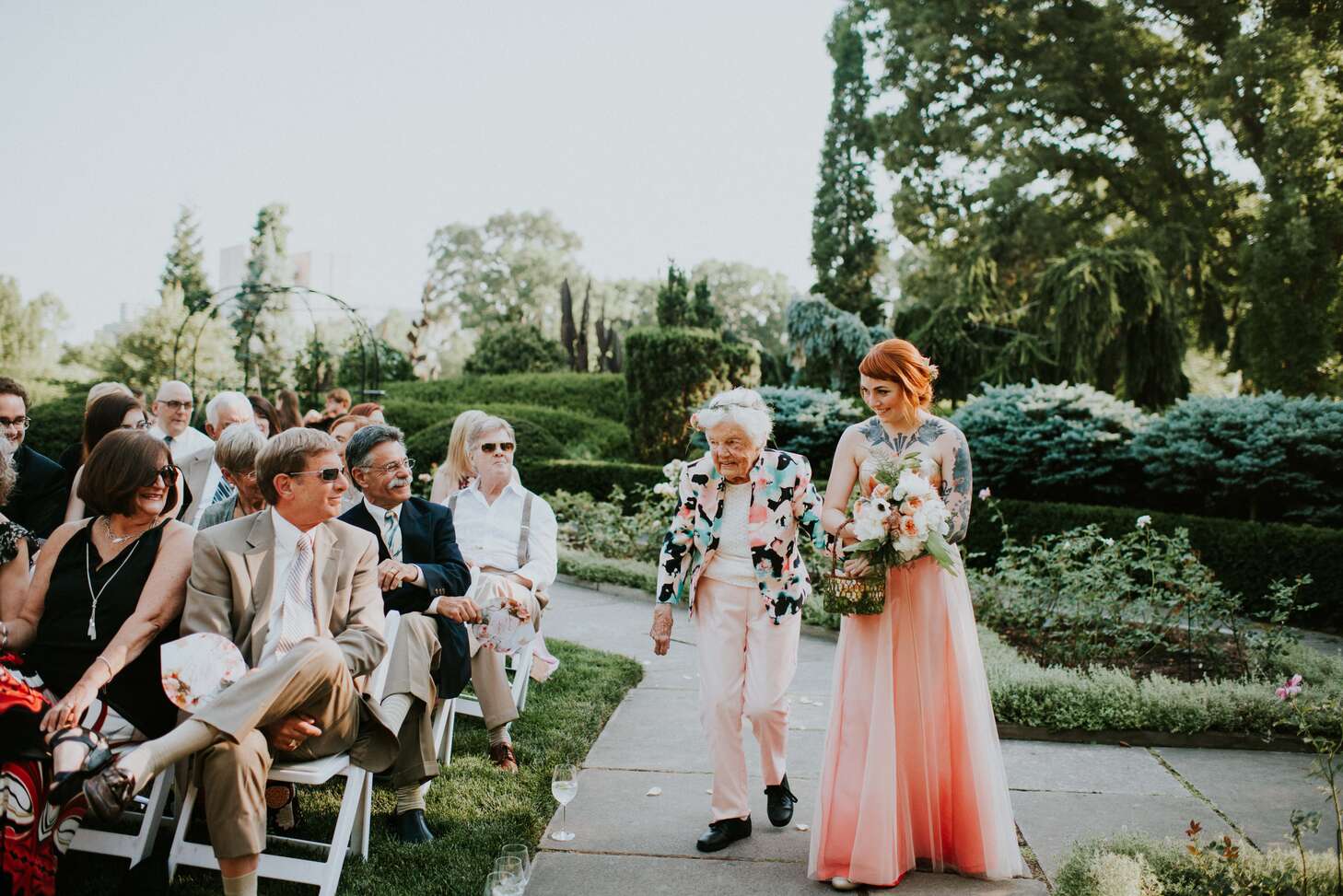 PHOTOS: Bride Has Grandmas As Flower Girls at Her Wedding