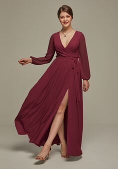 AW Bridal AW Diyan Dress V-Neck Bridesmaid Dress