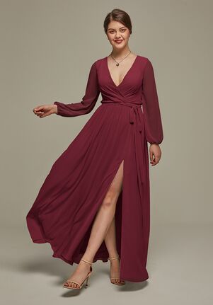 AW Bridal AW Diyan Dress V-Neck Bridesmaid Dress