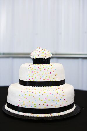 Colorful Polka Dot Wedding Cake
