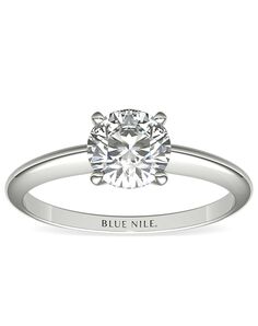 Blue Nile Round Cut Engagement Ring
