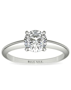 Blue Nile Round Cut Engagement Ring