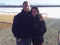 Bristol Palin and Dakota Meyer pose together