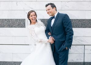 Happy Bride and Groom Shot