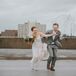 Modern Wedding Portraits on a Rainy Day in Birmingham, Alabama