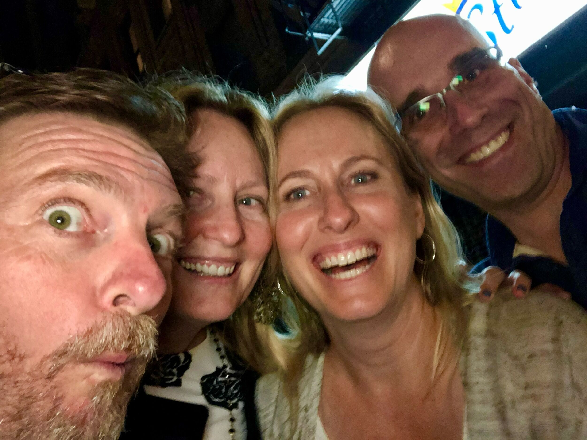 Picture of First NYC trip to get Reggie and Elza's approval of Brian