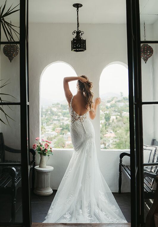 Stella York SY8168 Fit-and-Flare Wedding Dress - 4