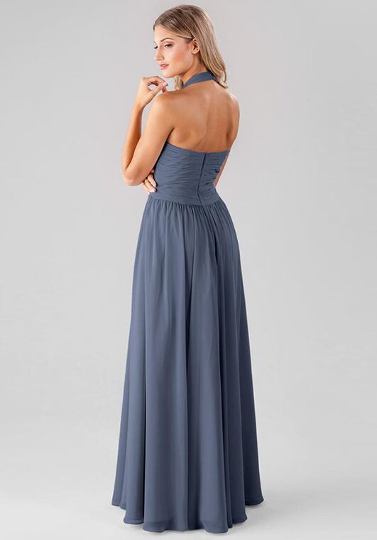 Kennedy Blue Ginger Halter Bridesmaid Dress - 2