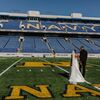 A Military Microwedding on the Naval Academy's Football Field in Annapolis, Maryland