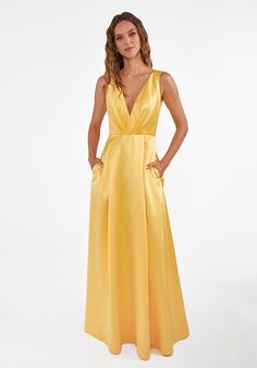 B2 Bridesmaids by Jasmine B283021 V-Neck and Plunge Bridesmaid Dress