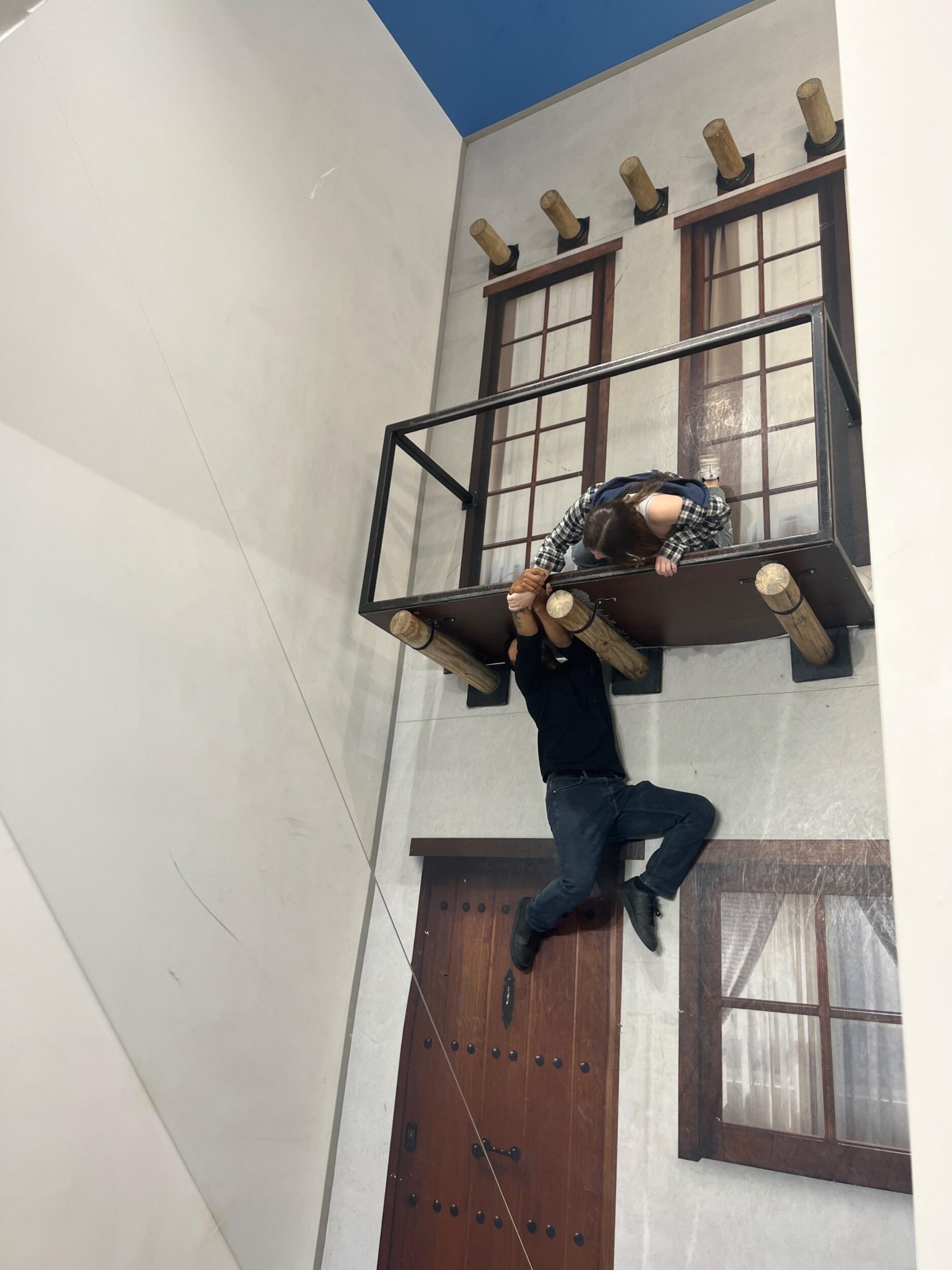 Joke’s on him, I was going to let him fall.