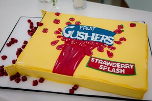 Special Gushers Candy Cake