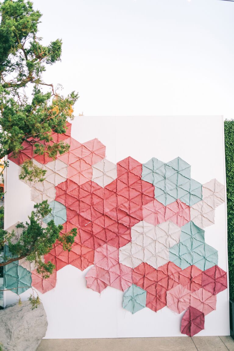 Stitched cloth backdrop