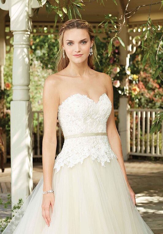 Casablanca Bridal Style 2282 Hydrangea Ball Gown Wedding Dress - 2