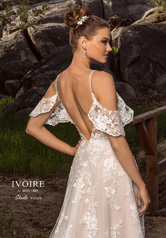 IVOIRE by KITTY CHEN SHEILA, V2209 A-Line Wedding Dress - 4