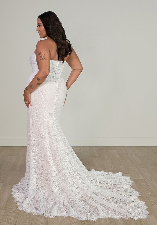 Stella York SY8086+ Fit-and-Flare Wedding Dress - 3
