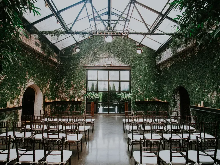 Intimate Rustic Ceremony at The Foundry