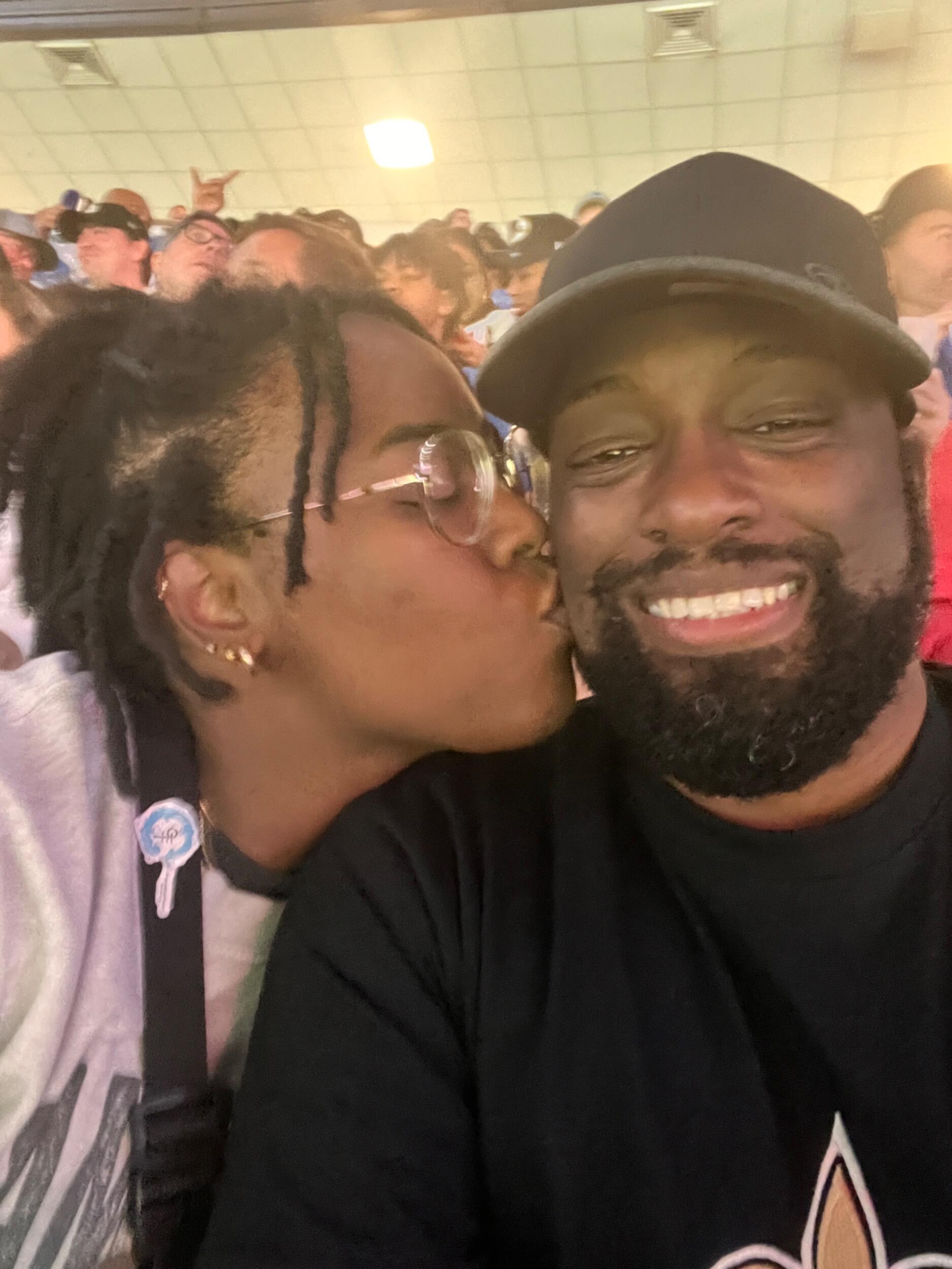 These two really love the Saints. The attended another Saints game and had even more fun. We won’t talk about the score though. 