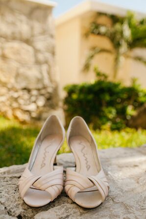 Nude Bridal Heels for Destination Beach Wedding