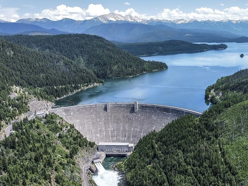 Picture of Hungry Horse Dam and Reservoir