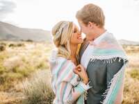 Couple in the mountains 