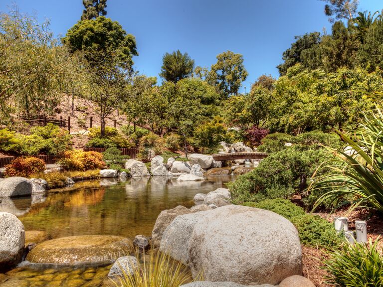 Japanese Friendship Garden at the Balboa Park in San Diego