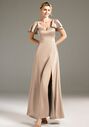 AW Bridal AW LOTUS DRESS V-Neck and Plunge Bridesmaid Dress - thumbnail - 1