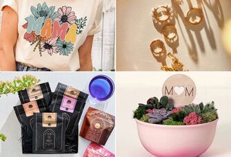 Mother's Day girlfriend gifts collage